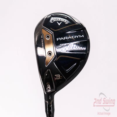 Callaway Paradym Fairway Wood 3 Wood 3W 15° Aldila Ascent Blue 50 Graphite Regular Left Handed 43.5in