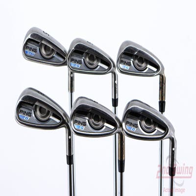 Ping 2016 G Iron Set 5-PW AWT 2.0 Steel Stiff Right Handed White Dot 39.25in