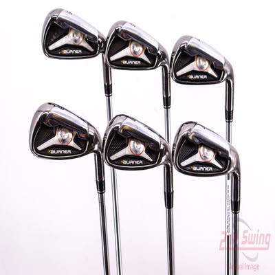 TaylorMade 2009 Burner Iron Set 5-PW Stock Steel Shaft Steel Regular Right Handed 39.0in