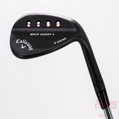 Callaway Mack Daddy 4 Black Wedge Sand SW 56° 10 Deg Bounce S Grind Project X Rifle 6.0 Steel Stiff Right Handed 35.0in