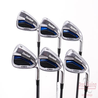 Cleveland Launcher CBX Iron Set 6-PW AW Miyazaki C. Kua Graphite Regular Right Handed 37.5in