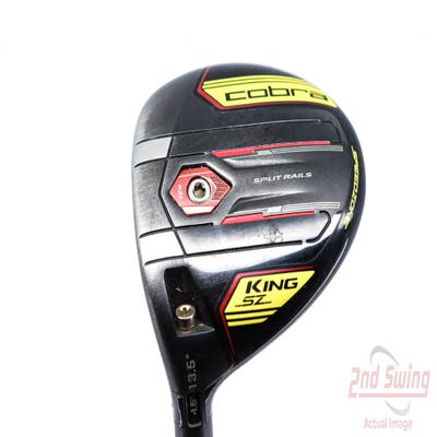 Cobra KING SpeedZone Big Tour Fairway Wood 3 Wood 3W 13.5° PX HZRDUS Smoke Yellow 70 Graphite Stiff Left Handed 43.5in