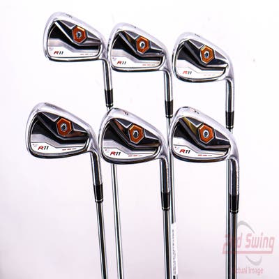 TaylorMade R11 Iron Set 6-PW AW FST KBS Tour 90 Steel Stiff Right Handed 38.0in