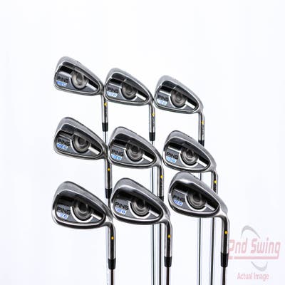 Ping 2016 G Iron Set 4-PW AW SW AWT 2.0 Steel Stiff Right Handed Yellow Dot 38.75in