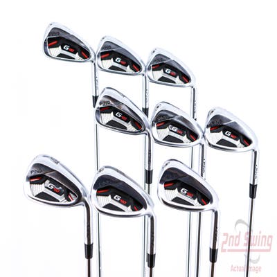 Ping G410 Iron Set 4-PW GW SW FST KBS Tour 120 Steel Stiff Right Handed Black Dot 38.25in