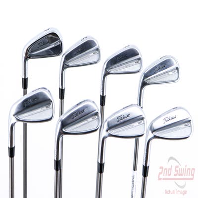 Titleist 2023 T150/T200 Combo Iron Set 4-PW AW Aerotech SteelFiber i70cw Graphite Senior Left Handed 38.75in