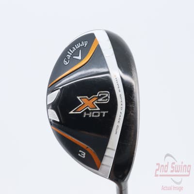 Callaway X2 Hot Fairway Wood 3 Wood 3W Grafalloy ProLaunch Red Graphite Stiff Right Handed 43.75in