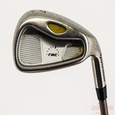 TaylorMade Rac OS 2005 Single Iron 7 Iron Aerotech SteelFiber i80 Graphite Stiff Right Handed 37.5in