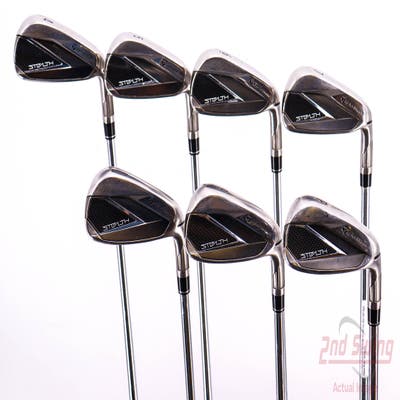 TaylorMade Stealth Iron Set 4-PW FST KBS Tour Steel Stiff Right Handed 39.0in