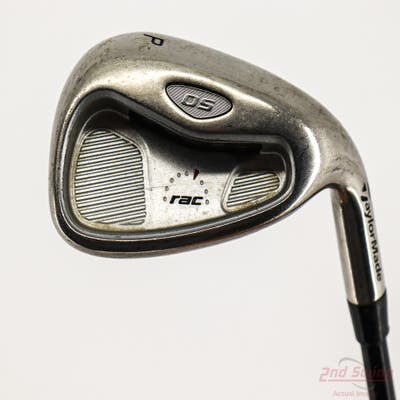 TaylorMade Rac OS 2005 Single Iron Pitching Wedge PW SK Fiber Tour Trac 90 Iron Graphite Stiff Right Handed 36.0in