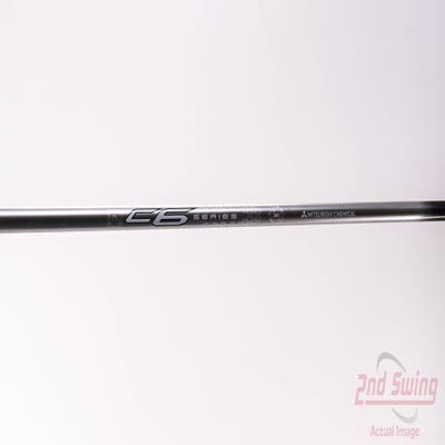 Used W/ Ping RH Adapter Mitsubishi Rayon C6 Onyx 80g Fairway Shaft X-Stiff 40.0in