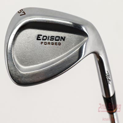 Edison Forged Wedge Lob LW 57° FST KBS Tour 120 Steel Stiff Right Handed 35.25in