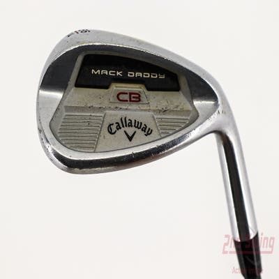 Callaway Mack Daddy CB Wedge Sand SW 56° 14 Deg Bounce FST KBS Hi-Rev G Graphite Stiff Right Handed 34.0in