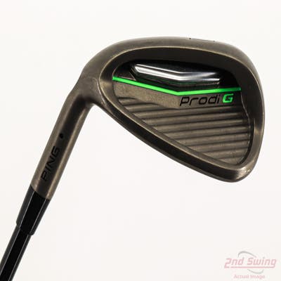 Ping Prodi G Single Iron Pitching Wedge PW Stock Graphite Shaft Graphite Junior Regular Left Handed Black Dot 33.25in