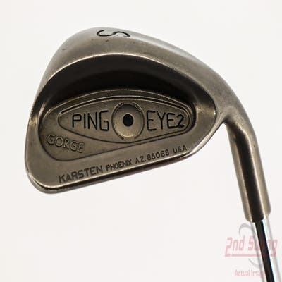 Ping Eye 2 Gorge Wedge Sand SW Dynamic Gold Spinner Steel Wedge Flex Right Handed Black Dot 35.5in