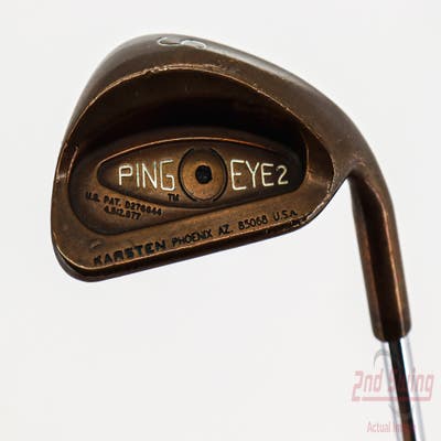 Ping Eye 2 Beryllium Copper Wedge Sand SW Ping ZZ Lite Steel Stiff Right Handed Black Dot 35.5in