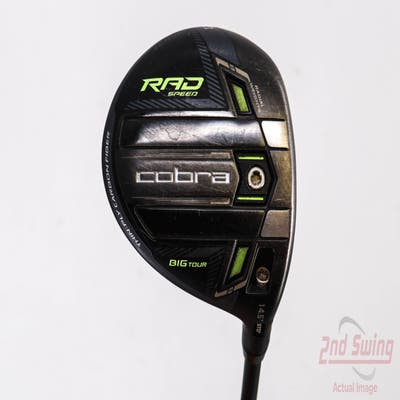 Cobra RAD Speed Big Tour Fairway Wood 3 Wood 3W 14.5° Fujikura Motore X F1 7 Graphite Stiff Right Handed 43.0in