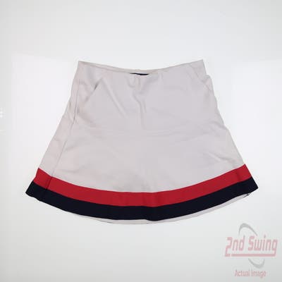 New Womens Ralph Lauren Skort 10 White MSRP $129