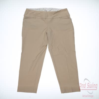 New Womens Swing Control Pants 6 x Tan MSRP $138