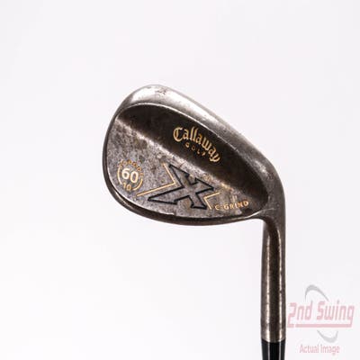 Callaway X Forged Vintage Wedge Lob LW 60° 10 Deg Bounce C Grind True Temper Dynamic Gold S300 Steel Stiff Right Handed 35.0in