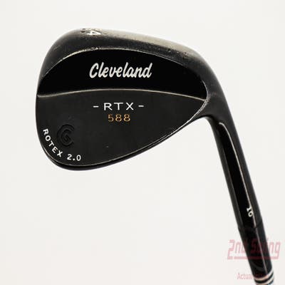 Cleveland 588 RTX 2.0 Black Satin Wedge Sand SW 54° 10 Deg Bounce True Temper Dynamic Gold Steel Wedge Flex Right Handed 35.5in