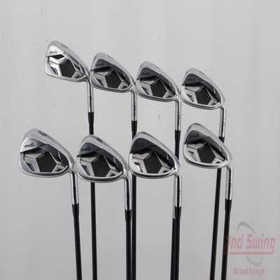 Ping G430 Iron Set 5-PW AW GW ALTA CB Black Graphite Senior Right Handed Green Dot 38.25in