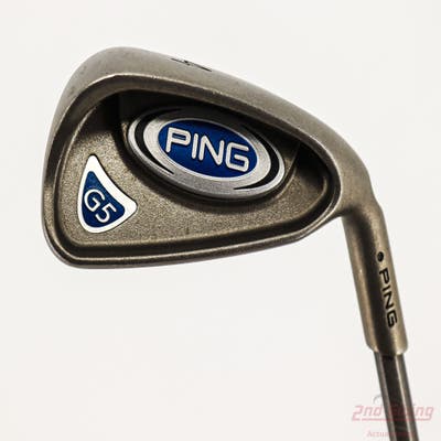 Ping G5 Single Iron 4 Iron Aerotech SteelFiber i80cw Graphite Regular Right Handed Black Dot 39.75in