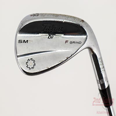 Titleist Vokey SM6 Tour Chrome Wedge Gap GW 52° 8 Deg Bounce F Grind SM6 BV Steel Wedge Flex Right Handed 35.5in