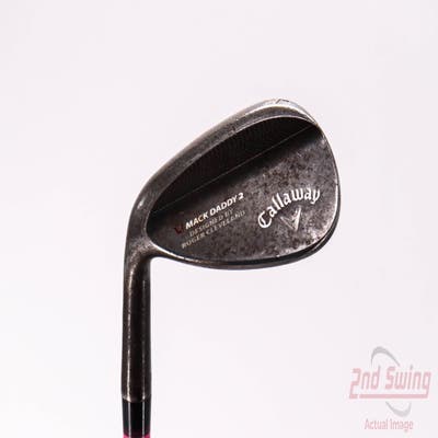 Callaway Mack Daddy 2 Slate Wedge Gap GW 52° 12 Deg Bounce S Grind Stock Steel Shaft Steel Wedge Flex Left Handed 35.5in