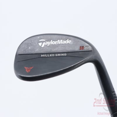 TaylorMade Milled Grind Black Wedge Gap GW 52° 9 Deg Bounce SB FST KBS Tour Steel Stiff Right Handed 35.75in