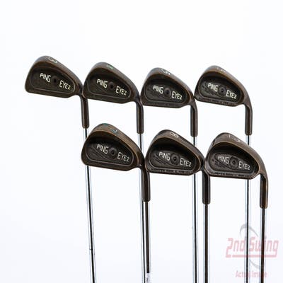 Ping Eye 2 Beryllium Copper Iron Set 3-9 Iron Ping ZZ Lite Steel Regular Right Handed Black Dot 38.5in