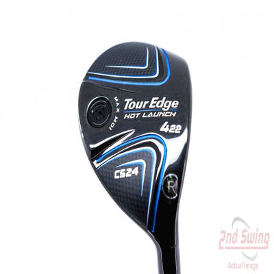 Tour Edge Hot Launch C524 Hybrid 4 Hybrid 22° Aldila Ascent Blue 55 Graphite Regular Right Handed 39.0in