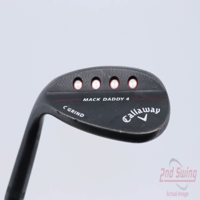 Callaway Mack Daddy 4 Black Wedge Lob LW 60° 8 Deg Bounce C Grind True Temper XP 95 S300 Steel Stiff Left Handed 35.25in