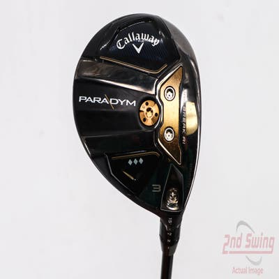 Callaway Paradym Triple Diamond Fairway Wood 3 Wood 3W 15° Mitsubishi Kai'li White 70 Graphite X-Stiff Right Handed 43.0in