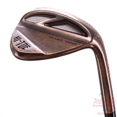 TaylorMade Milled Grind HI-TOE 3 Copper Wedge Lob LW 58° 10 Deg Bounce FST KBS Hi-Rev 2.0 115 Steel Wedge Flex Right Handed 34.75in