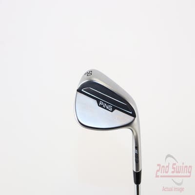 Ping s159 Chrome Wedge Gap GW 50° 12 Deg Bounce S Grind Stock Steel Shaft Steel Wedge Flex Right Handed Black Dot 35.75in