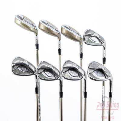 Adams Idea A12 OS Iron Set 4H 5H 6H 7-PW SW Adams Stock Graphite Graphite Ladies Right Handed 38.5in