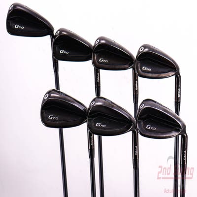 Ping G710 Iron Set 5-PW AW ALTA CB Red Graphite Senior Right Handed Black Dot 39.75in