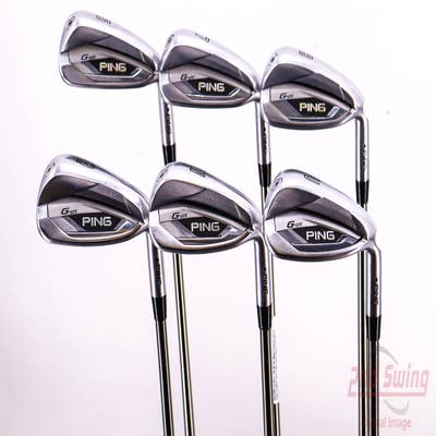 Ping G425 Iron Set 6-PW AW UST Mamiya Elements Chrome Recoil 8 Graphite Senior Right Handed Black Dot 37.75in