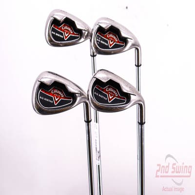 Callaway 2006 Big Bertha Iron Set 8-PW SW Callaway Stock Steel Steel Uniflex Right Handed 34.75in