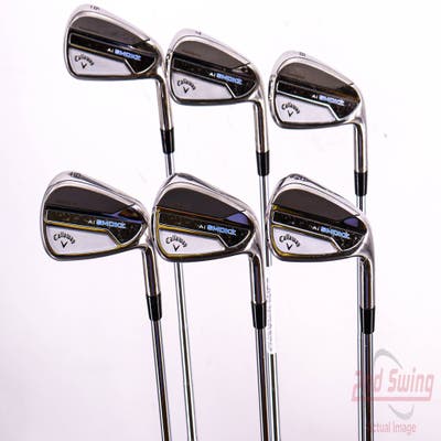 Callaway Paradym Ai Smoke Iron Set 6-PW GW Dynamic Gold Mid 115 Steel Stiff Right Handed 39.0in