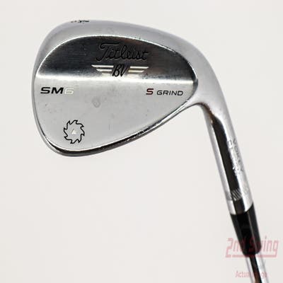 Titleist Vokey SM6 Tour Chrome Wedge Sand SW 54° 10 Deg Bounce S Grind SM6 BV Steel Wedge Flex Right Handed 35.5in