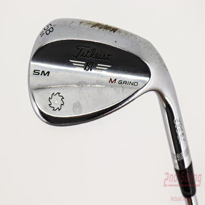 Titleist Vokey SM6 Tour Chrome Wedge Lob LW 58° 8 Deg Bounce M Grind SM6 BV Steel Wedge Flex Right Handed 35.5in