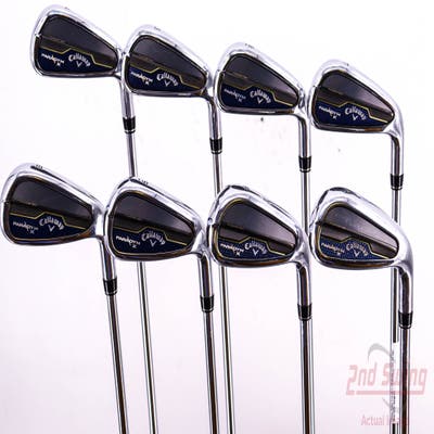 Callaway Paradym X Iron Set 4-PW AW Rifle 6.0 Steel Stiff Right Handed 39.5in