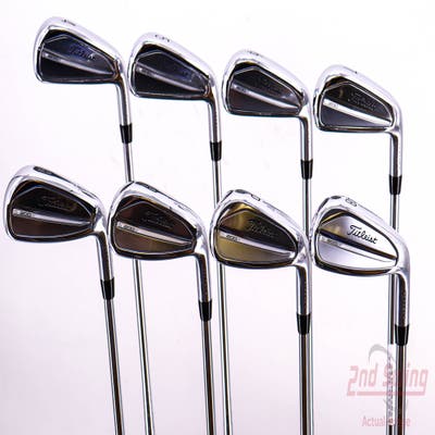 Mint Titleist 2023 T200 Iron Set 4-PW, 48 True Temper AMT Black S300 Steel Stiff Right Handed 38.0in