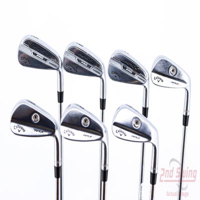 Callaway Apex MB 21 Iron Set 5-PW AW Accra iSeries 130i Steel Stiff Right Handed 38.0in