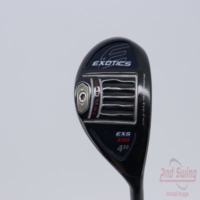 Tour Edge Exotics EXS 220 Hybrid 4 Hybrid 22° FST KBS TGI Tour Graphite Iron Graphite Senior Right Handed 40.0in