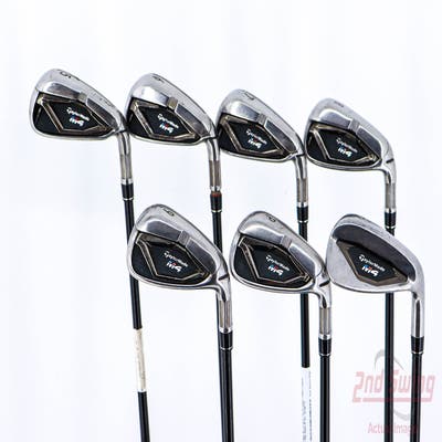 TaylorMade M4 Iron Set 5-PW AW Fujikura ATMOS 5 Graphite Senior Right Handed 38.75in