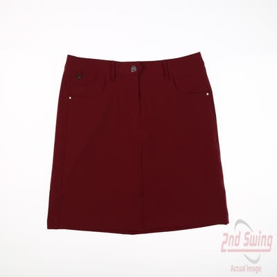 New Womens Nivo Sport Skort 10 Red MSRP $100