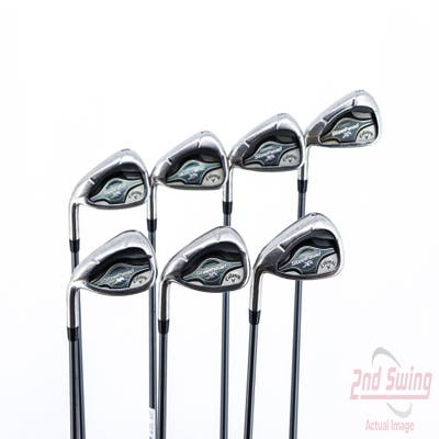 Callaway Steelhead XR Iron Set 5-PW AW Matrix Ozik Program F15 Graphite Regular Left Handed 38.5in